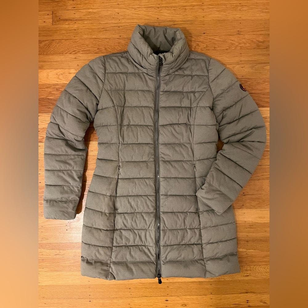 SAVE THE DUCK Insulated Grey Coat. Size Small